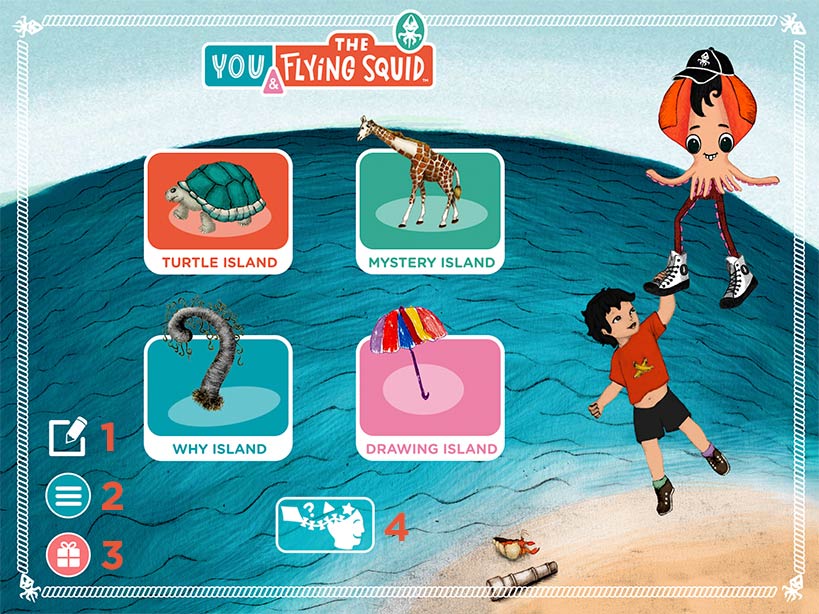 Tú y el Calamar Volador App: Ayuda