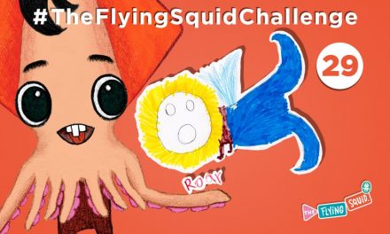 Join the Flying Squid for a Half-Drawing Experiment!